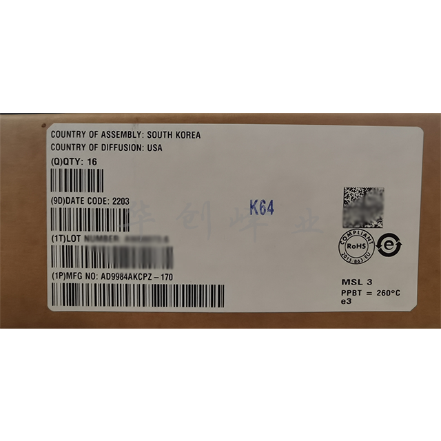 AD9984AKCPZ-170