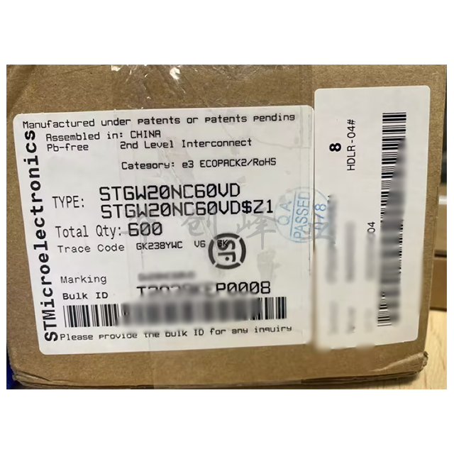 STGW20NC60VD